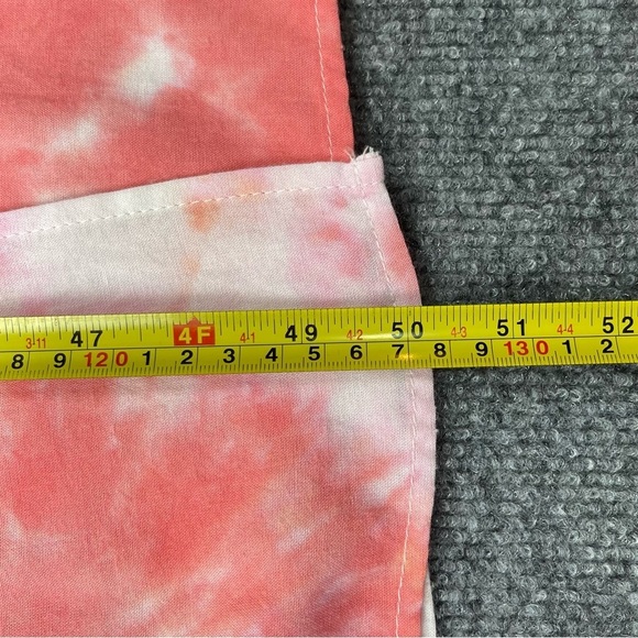 Hyfve Dress Womens Small Pink White Tie-Dye Maxi Sleeveless Sundress 100% Cotton - Picture 9 of 12